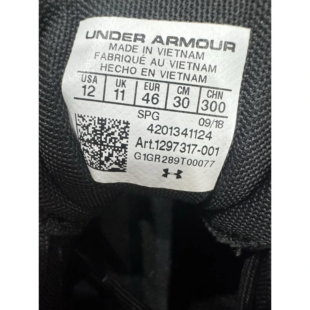 Under Armour‎ UA Leadoff Low RM Baseball Cleats- Men's Shoe Size 12 Blue Used